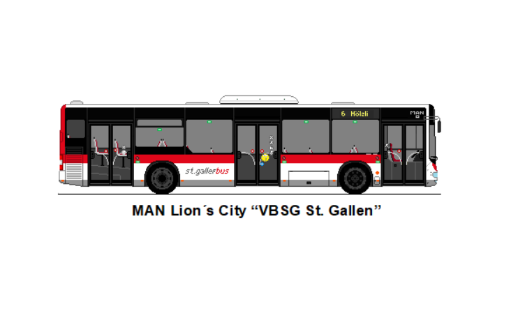 St. Gallerbus, St. Gallen - MAN Lion's City