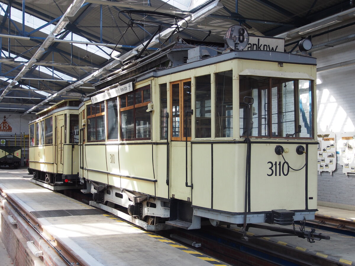 Straßenbahn / Stadtverkehr; Berlin;   U 3 L Nr.3110 von NAG Baujahr 1923 im Betriebshof Köpenick in Berlin m 08.09.2018.