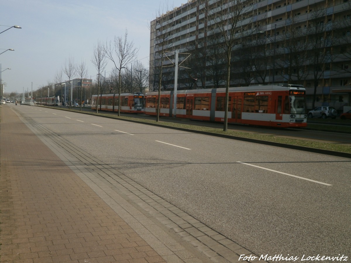 Stra�enbahnstau nach einem Personenunfall zwischen Halle, Zentrum Neustadt und Halle, S-Bahnhof Neustadt am 23.3.15