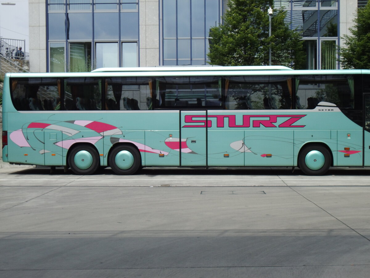 Sturz, St. Wolfgang - Setra S 416 GT-HD am 26. Mai 2014 in M�nchen (Aufnahme: Martin Beyer)