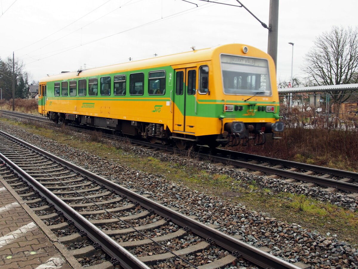 SVG Staudenbahn VT 08 95 80 0 626 008-6-6 D-STVG in Diedorf am 21.12.2019.