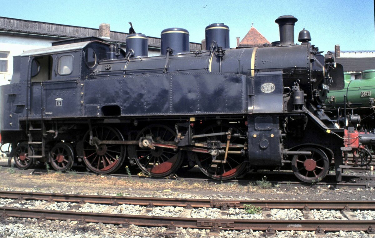 TAG Nr.8 der Tegernseebahn im Bayerischen Eisenbahnmuseum in N�rdlingen (BEM) im Juli 1994.