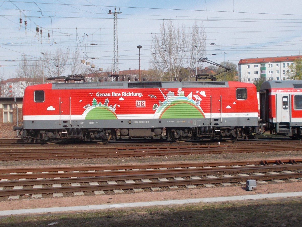 Tage zuvor war 112 108 auf Rügen.Am 11.April 2015 traf ich die Lok in Berlin Lichtenberg wieder.