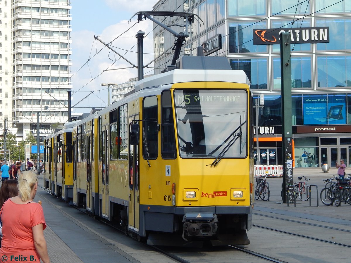 Tatra Nr. 6115 der BVG in Berlin.