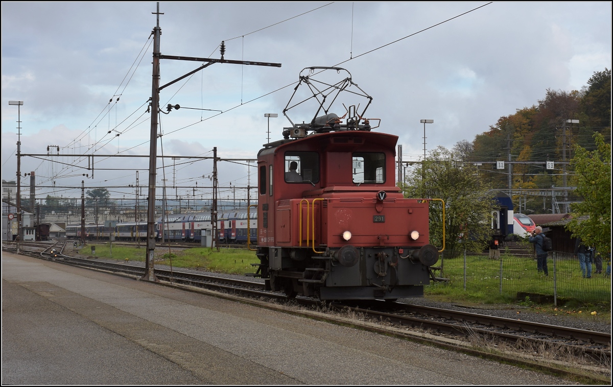 Tem II 291 der SBB Historic. Olten, Oktober 2019.