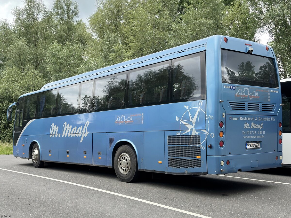 Temsa Safari RD von Plauer Busbetrieb M. Maaß aus Deutschland in Plau am See.
