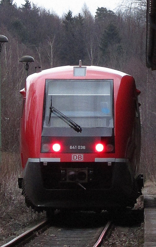 Triebwagen Portrait von 641 036.