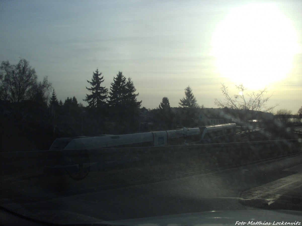 UBB GTW 2/6er mit ziel Stralsund Hbf im Bahnhof Wolgaster F�hre am 4.1.14