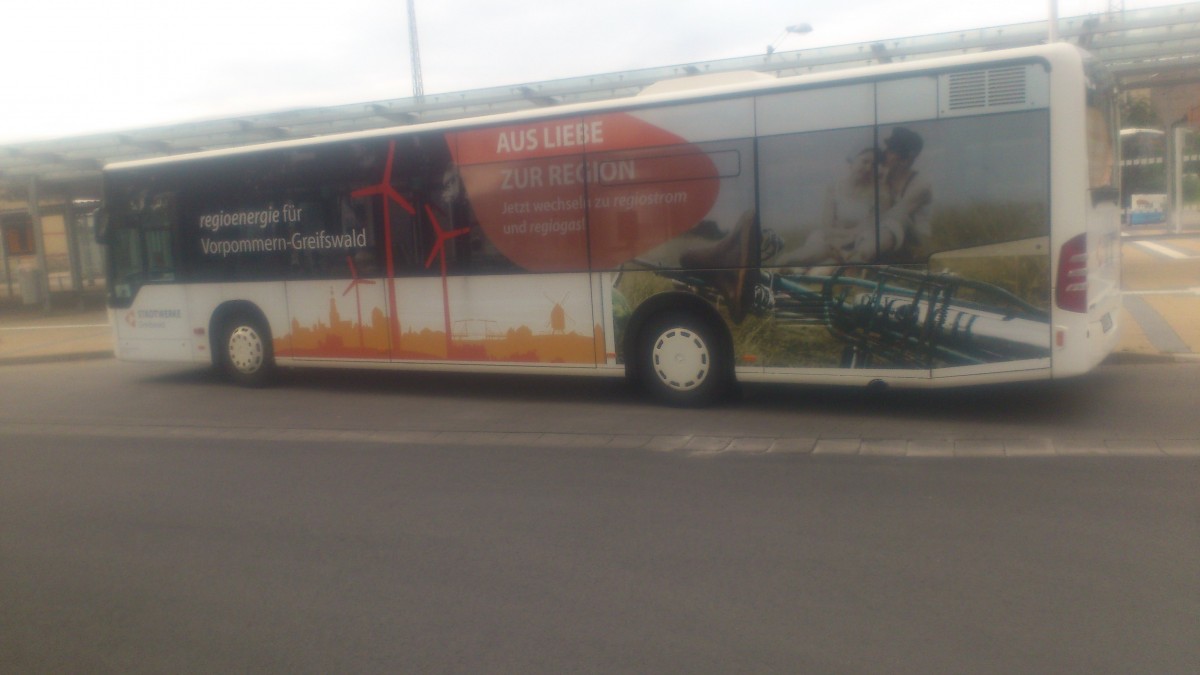 ....und dann noch dieser Citaro der Stadtwerke Greifswald am Busbahnhof