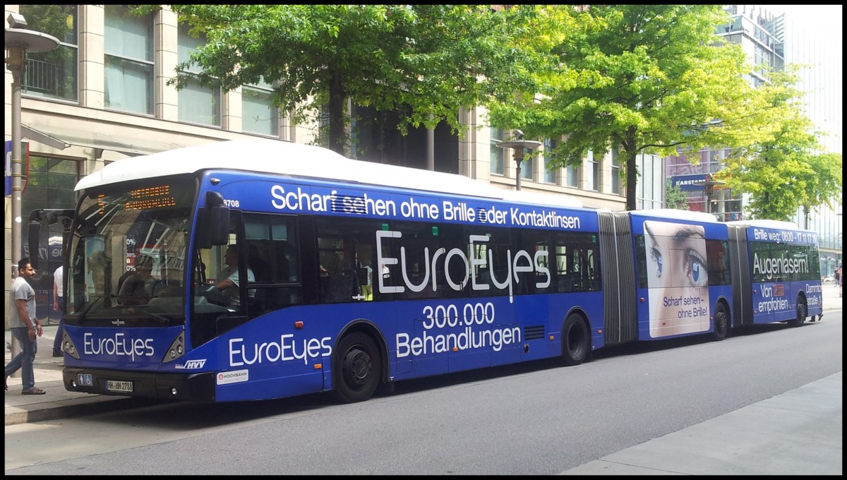 Van Hool AGG 300 der Hamburger Hochbahn AG in Hamburg.
