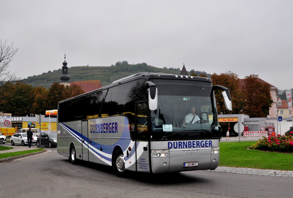 Van Hool T915 Alicron von D�rnberger Reisen aus �sterreich im Oktober 2014 in Krems.