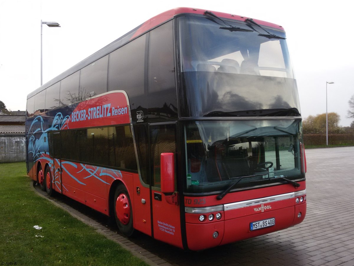 Van Hool TD925 von Becker-Strelitz Reisen aus Deutschland in Bergen.