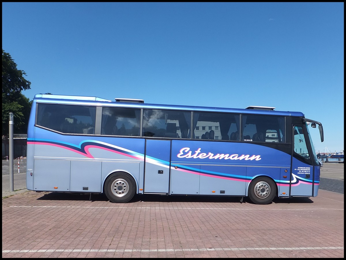 VDL Bova Futura von Estermann aus der Schweiz im Stadthafen Sassnitz.