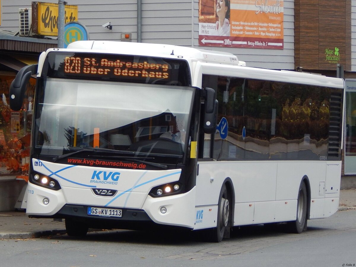 VDL Citea der KVG Braunschweig in Braunlage.