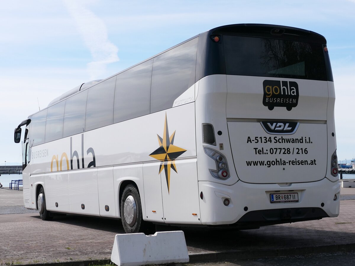 VDL Futura von Gohla aus Österreich im Stadthafen Sassnitz.