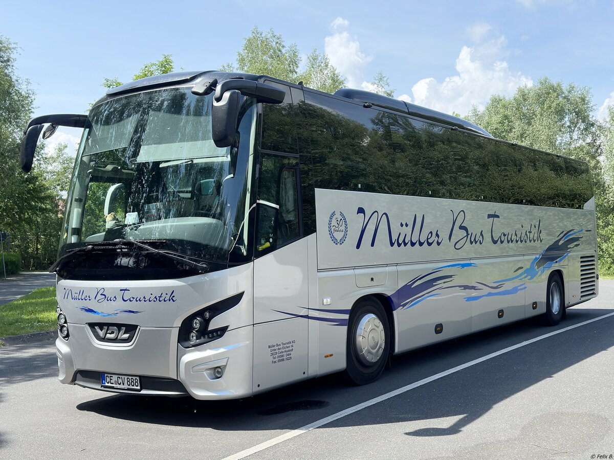 VDL Futura von Müller Bus Tourikstik aus Deutschland in Plau am See.