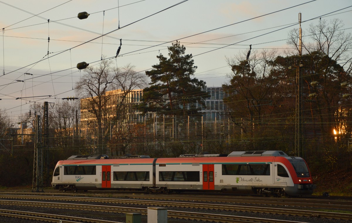 VIAS Odenwaldbahn beim rangieren in Darmstadt Hbf am 06.12.2015