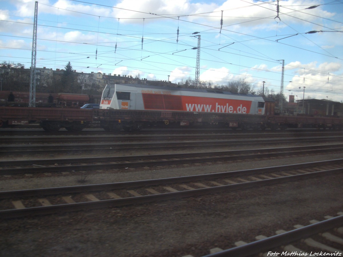 Voith maxinma 40 CC der HVLE im Bahnhof Angerm�nde am 16.2.14