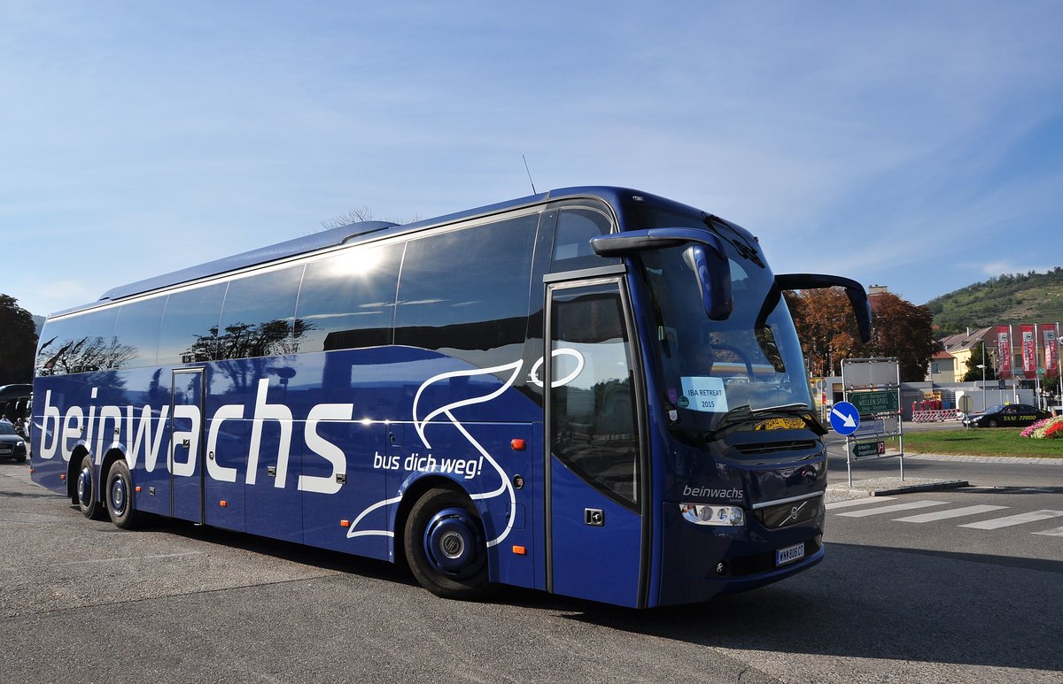 VOLVO 9700 von Beinwachs Reisen aus Nieder�sterreich in Krems gesehen.
