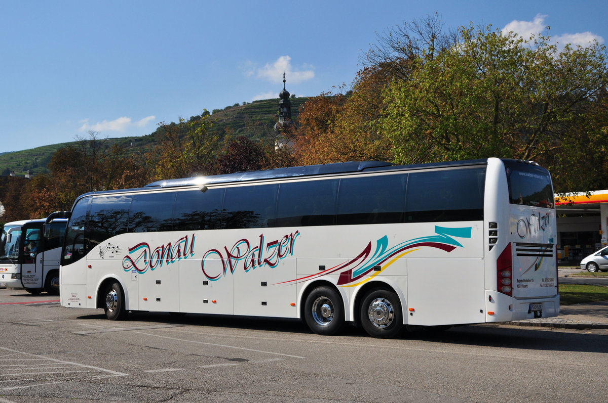 Volvo 9700 vom Busunternehmen WALZER aus sterreich in Krems. 