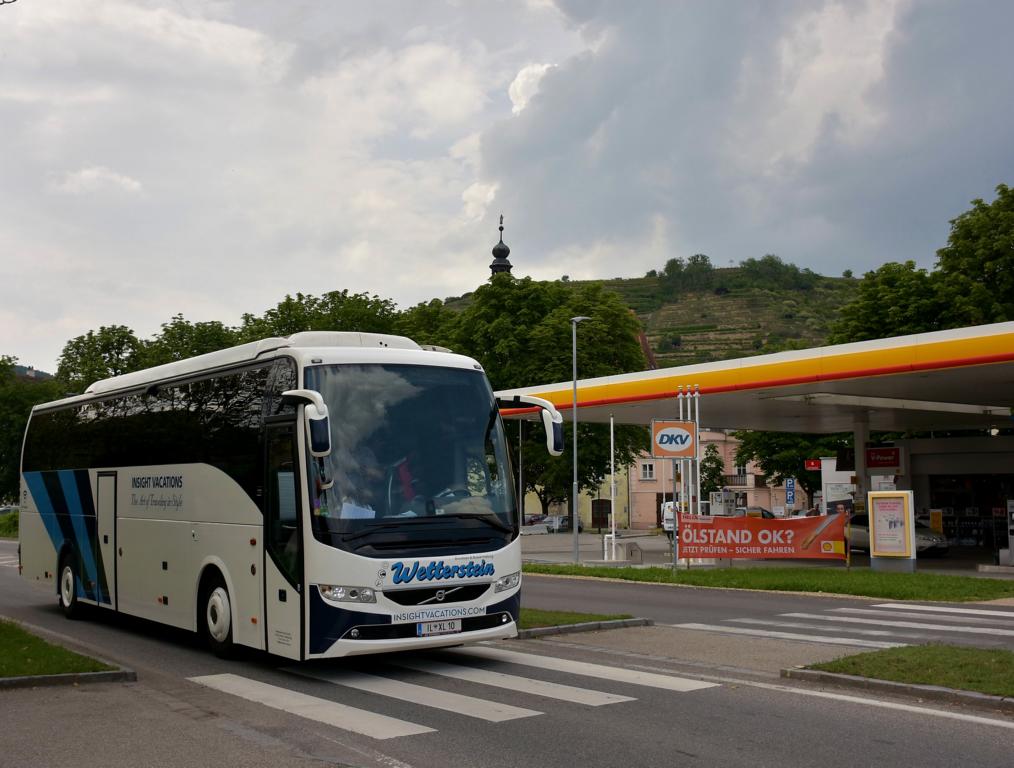 VOLVO 9700 von Wetterstein Reisen aus �sterreich im Mai 2018 in Krems.