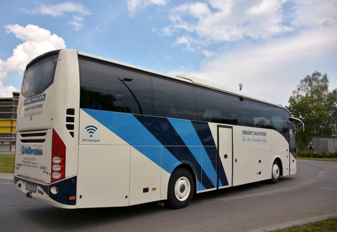 VOLVO 9700 von Wetterstein Reisen aus �sterreich im Mai 2018 in Krems.