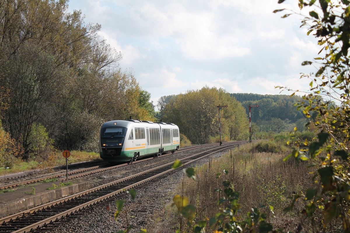 VT17  Stadt Schwandorf  als VBG74258 Schwandorf - Marktredwitz in Reuth bei Erbendorf. 14.10.14