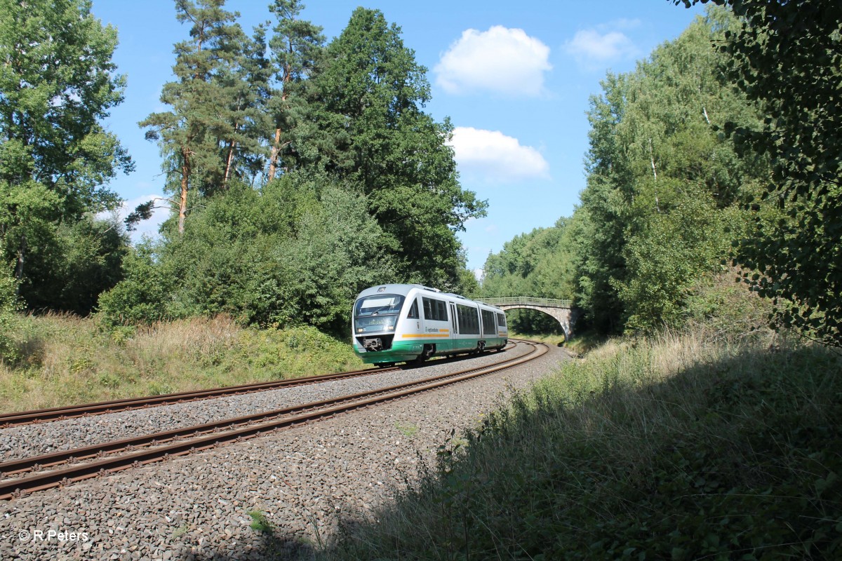 VT21 als VBG81119 Marktredwitz nach Regensburg bei Schnfeld. 05.09.13