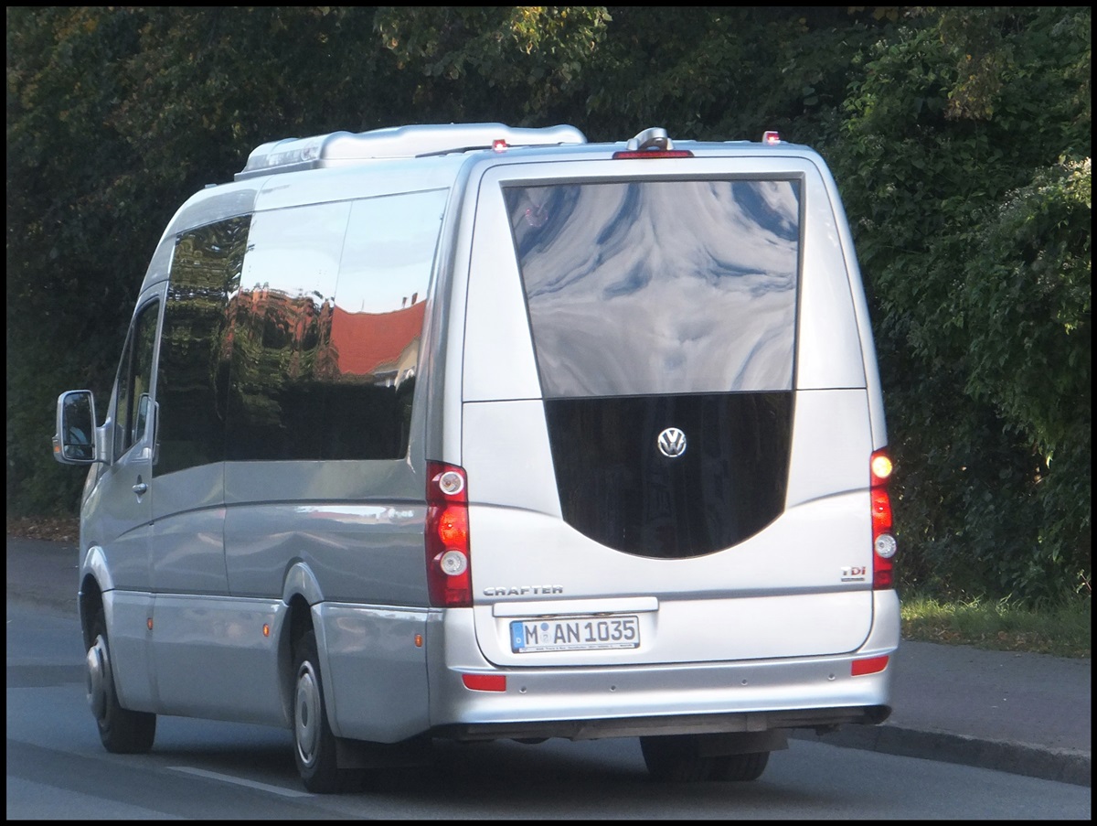 VW Crafter Vorf�hrwagen der RPNV in Sassnitz.