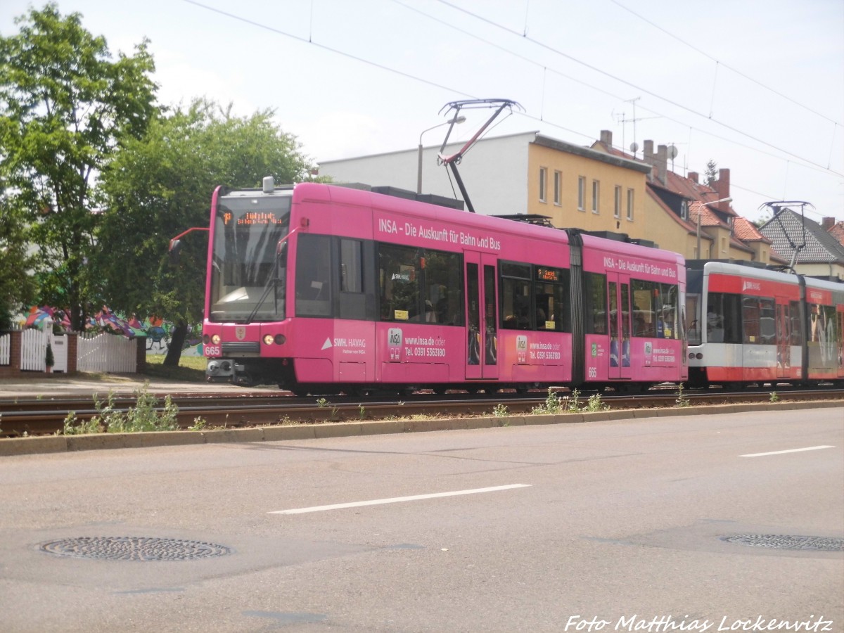 Wagen 656 und 65x unterwegs als 1S mit ziel Kr�llwitz / Ranischer Platz am 8.6.15