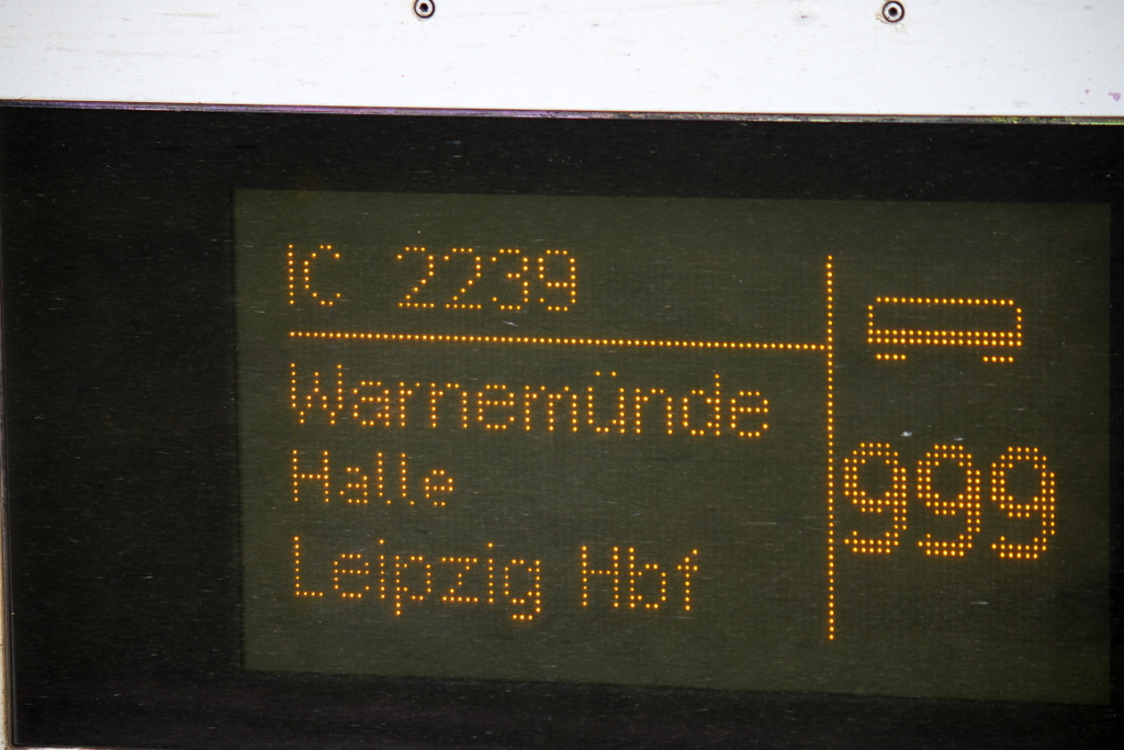 Wagen 999 gesehen am IC 2239(Warnemnde-Leipzig)in Warnemnde.28.09.2014