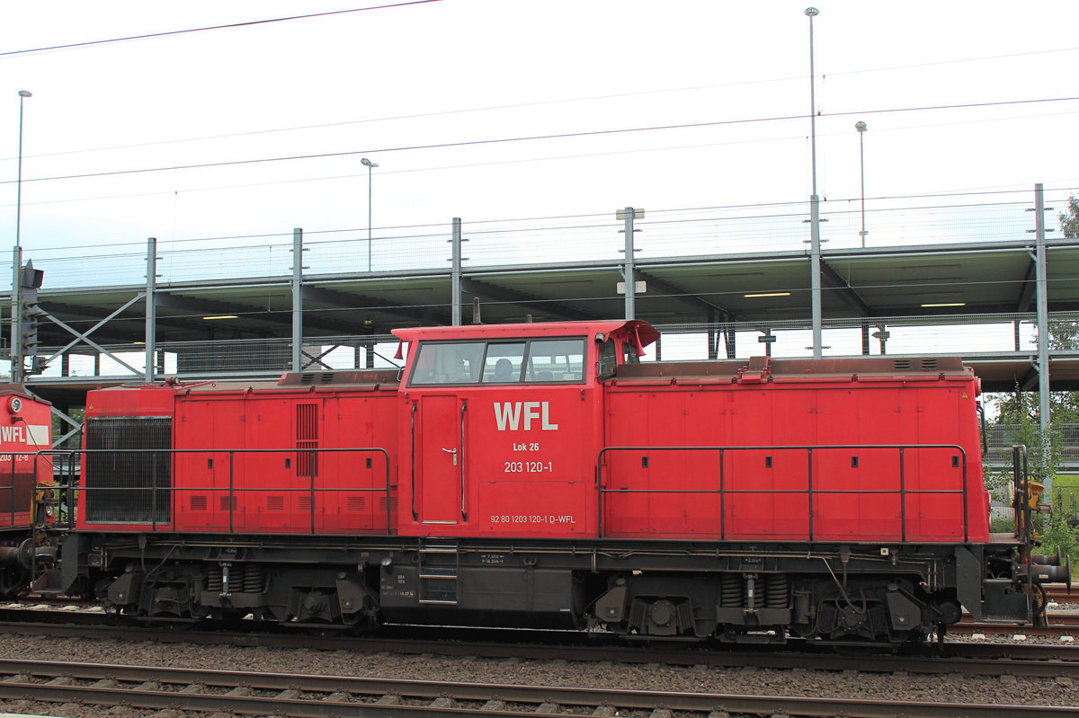WFL 203 120-1 am 30.07.2016 in Buchholz (Nordheide).