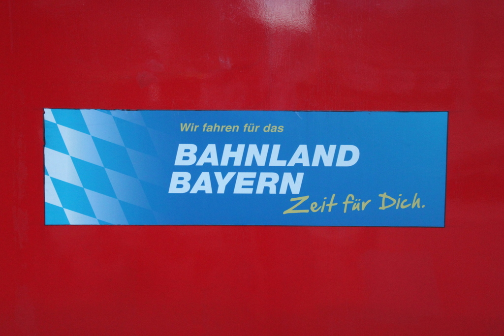 Wir fahren für das Bahnland Bayern gesehen am 07.01.2018 im Rostocker Hbf.