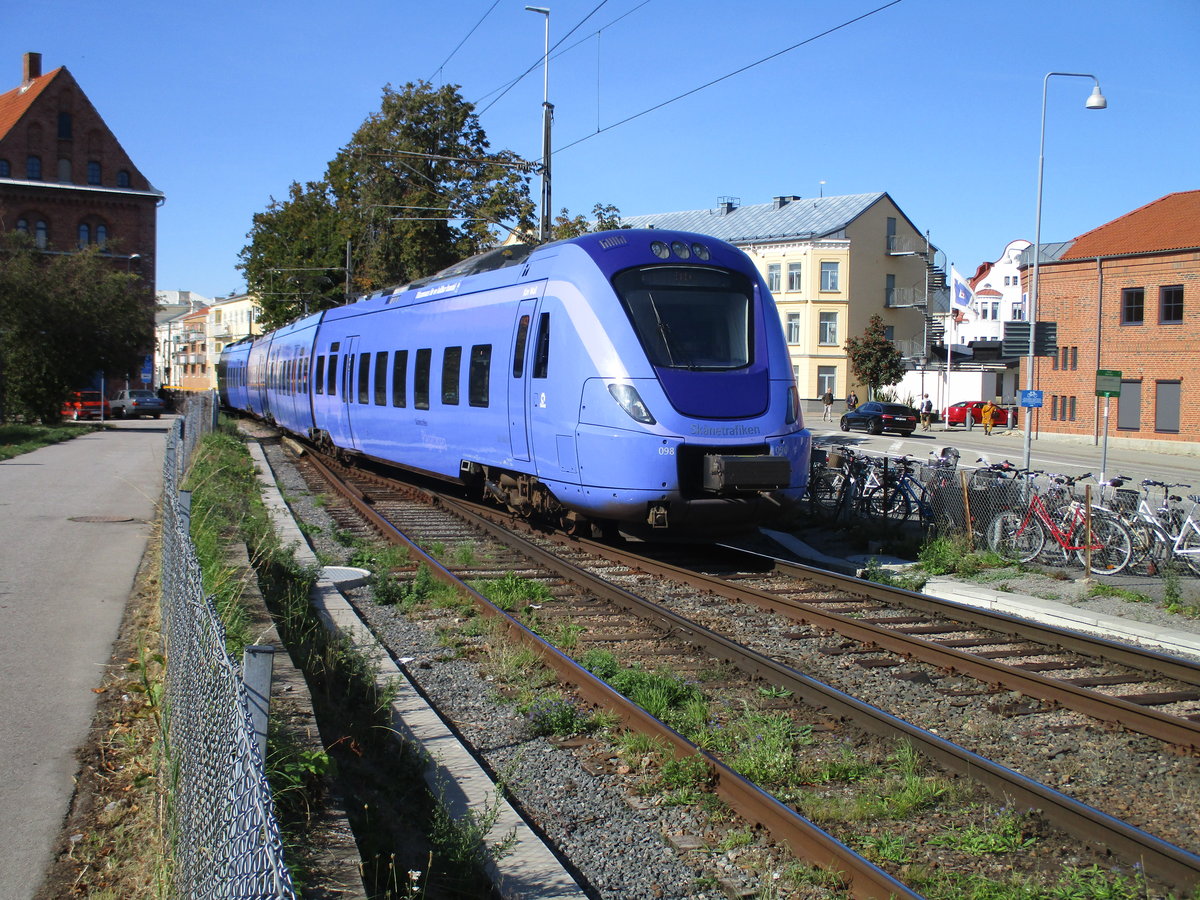 X61-098 verließ,am 18.September 2020,Ystad Richtung Malmö.