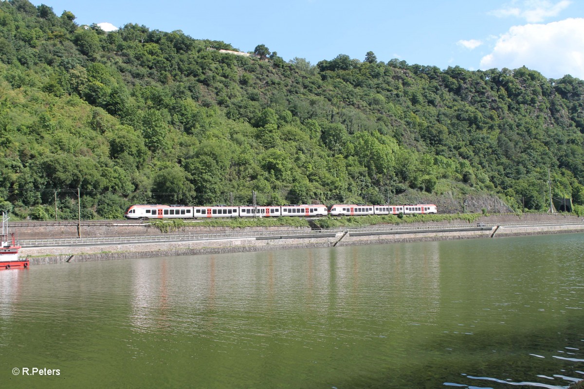 Zwei Vias auf dem Weg von Frankfurt/Main nach Neuwied bei St.Goarshausen. 16.07.14