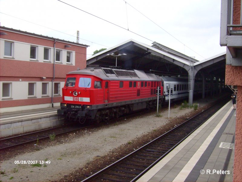 234 278-0 hat Frankfurt/Oder mit den EC 45 erreicht. 28.05.07