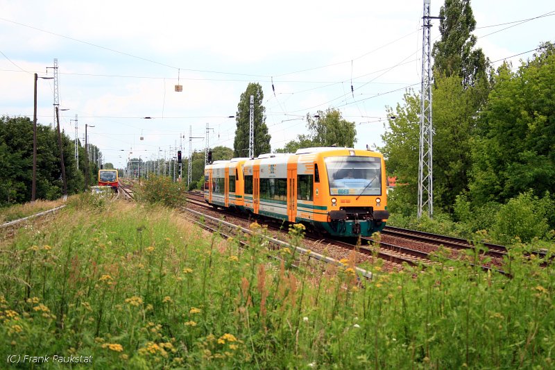 ODEG VT650.73 / 650 073 + unbekannte als OE60 nach Bln.-Lichtenberg (Berlin Karow, 15.06.2009)