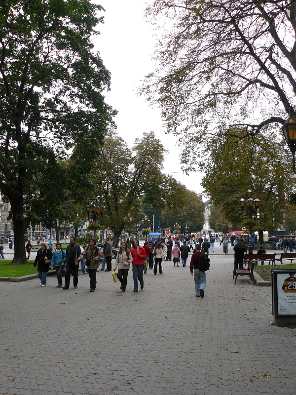 Prospekt Svobody, Lviv 13-09-2009.