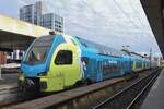 Am 20 September 2016 steht Westfalenbahn ET6-07 in Hannover Hbf als RE nach Braunschweig.