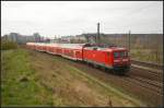 DB Regio 112 190 mit dem RE5 nach Rostock Hbf (gesehen Berlin Bornholmer Stra�e 09.04.2012)