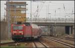 DB Regio 143 225-1 mit der RB14 Sch�nefeld-Flughafen zum Endhalt am 15.04.2012