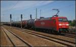 DB Schenker 152 084-0 mit Dieselkraftstoff am 23.07.2012 in Berlin Sch�nefeld Flughafen