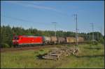 DB Schenker 185 170 mit gemischtem G�terzug am 05.06.2013 in der Berliner Wuhlheide