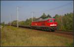 DB Schenker 232 587-6 fuhr mit einem gemischten G�terzug, u.a.