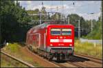 DB Regio 112 189 mit dem RE3 Berlin Sdkreuz am 11.08.2014 durch Panketal-Zepernick