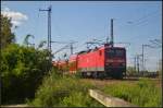 DB Regio 143 559-3 mit RE in Magdeburg Neustadt, 10.05.2015.