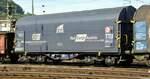 �BB Schiebeplanewagen Shimmns 35 RIV 81 A-�BB 467 7 052-6 ERR Express-Interfracht der Rail Cargo Austria in Geislingen Steige am 11.09.2010.