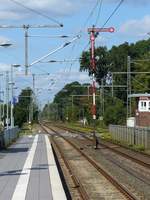 Bahnhof Leschede Gleis 2 und 3 am 13-09-2018.