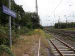 Bahnsteig Haltepunkt Duisburg Entenfang.