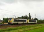 NMBS Lok 1342 und 1309 bei Ekeren am 12-08-2011.